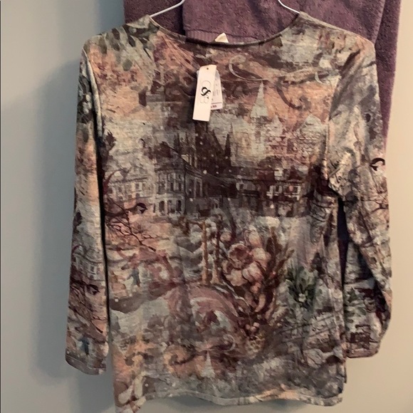 Christoper & Banks long sleeve knit top - Picture 2 of 3